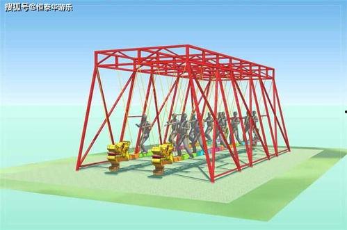 网红大秋千,挑战极限的空中乐园